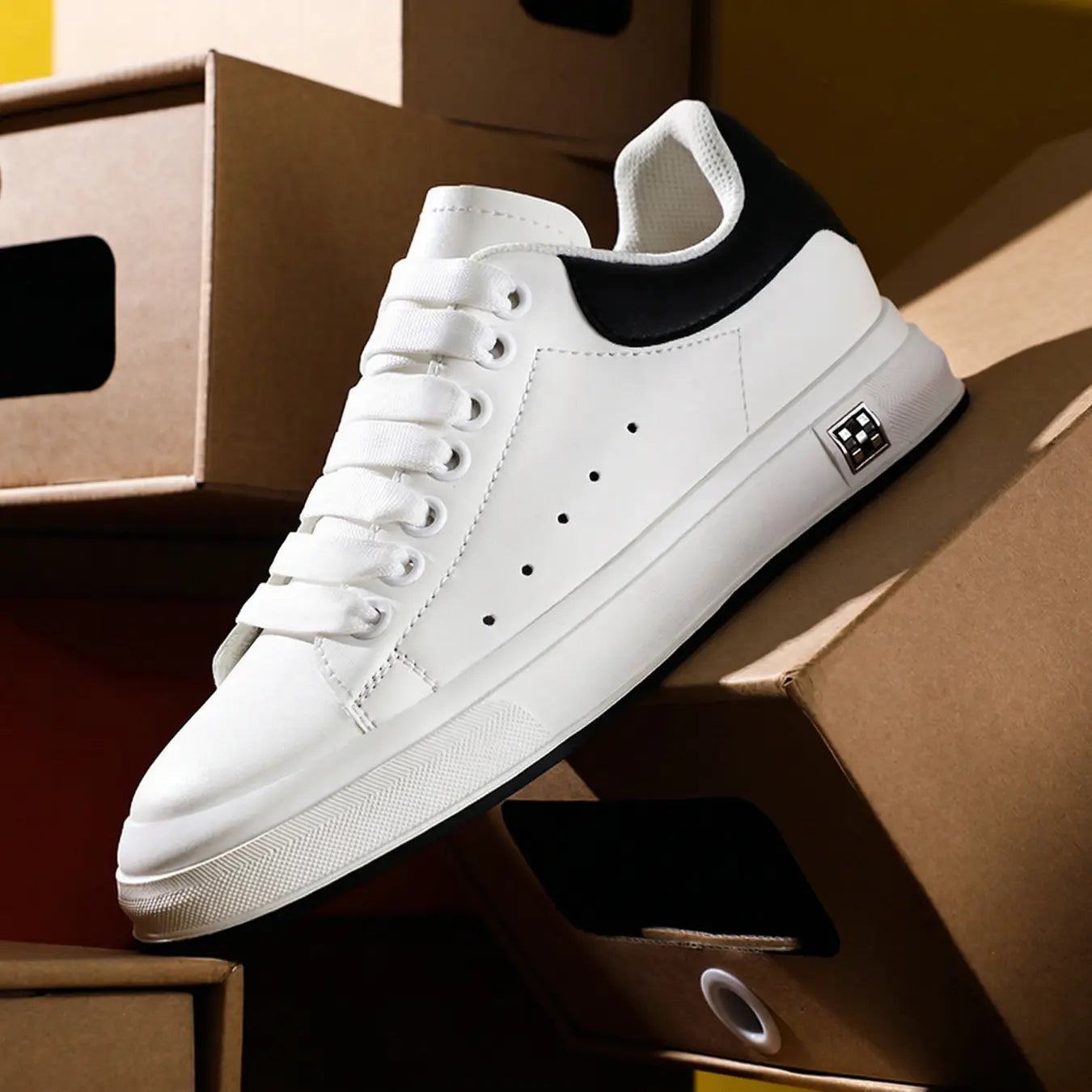 Checkmate 7cm height increasing sneakers for men - Lucimora