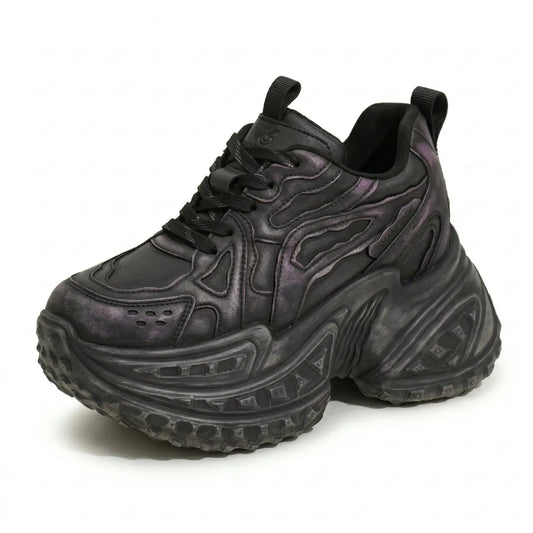 Gravix 11cm height icreasing futuristic sneakers for women - Lucimora