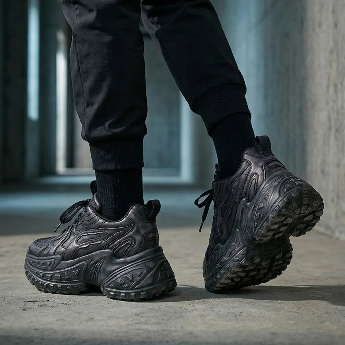 Gravix 11cm height icreasing futuristic sneakers for women - Lucimora