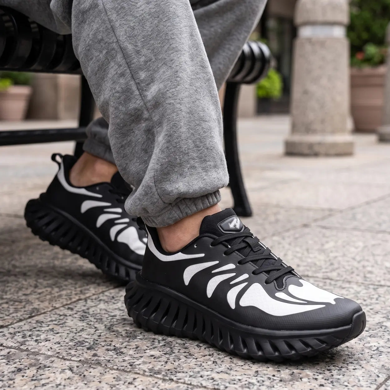 Kratos 8cm height increasing athletic shoes for men - Lucimora