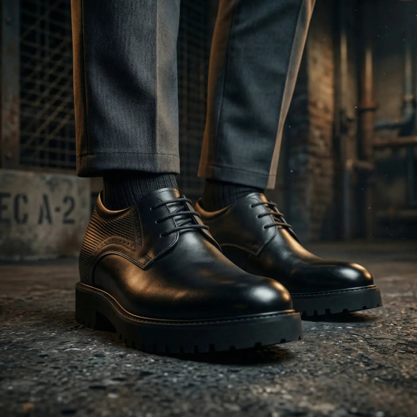 Ovrin 2.0 11cm height increasing elevator formal shoes for men - lucimora