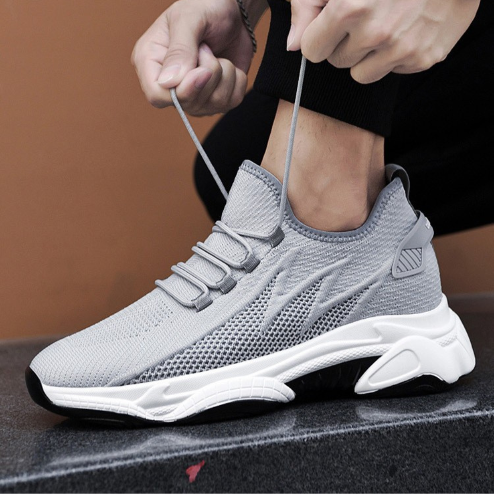 Flash 9cm height increasing athletic shoe for men - lucimora