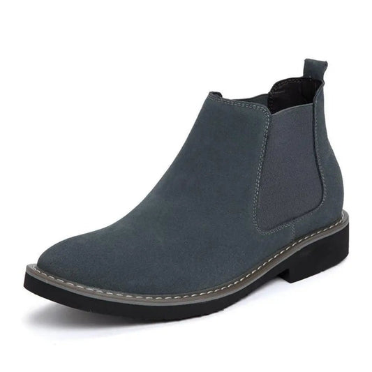 Nexus - 8cm (3") - LUCIMORA - Apparel & Accessories > Shoes > Elevator Shoes > Chelsea Boots - LUCIMORA - nexus:gray:37 -