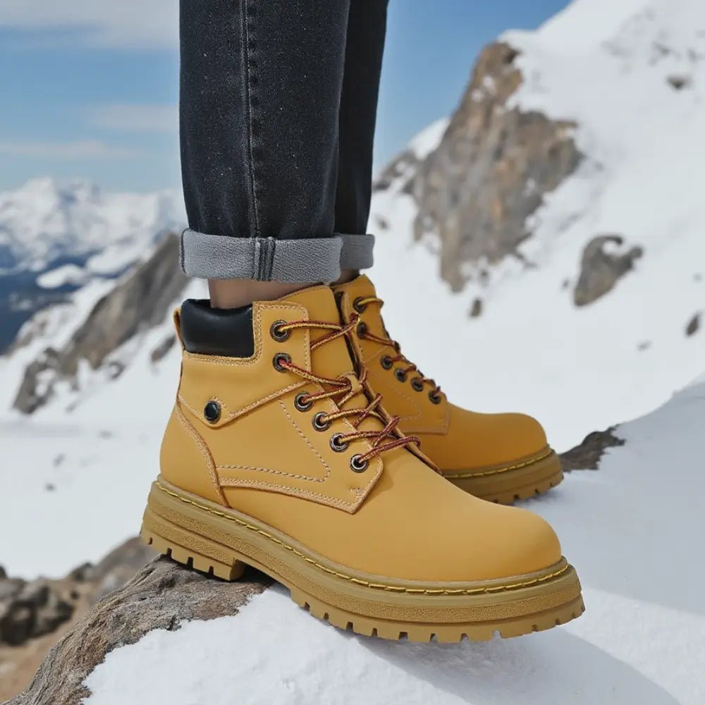 Vexor - 9cm (3.5") - LUCIMORA - Apparel & Accessories > Shoes > Elevator Shoes > Boots - LUCIMORA - Vexor:beige:38 -