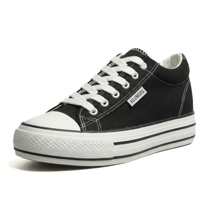 Ailemdeg 6cm (2.4" inches) height increasing elevator converse sneakers for women from Lucimora 