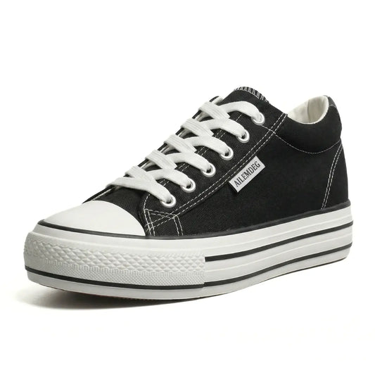 Ailemdeg 6cm (2.4" inches) height increasing elevator converse sneakers for women from Lucimora 