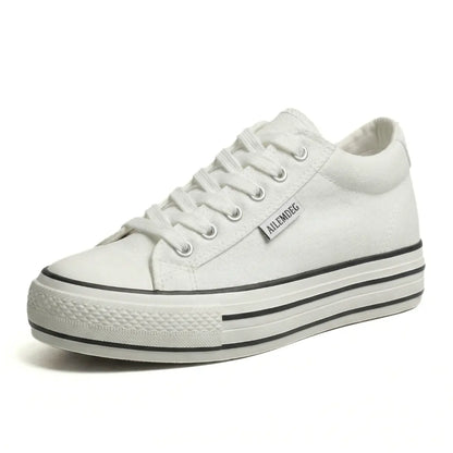 Ailemdeg 6cm (2.4" inches) height increasing elevator converse sneakers for women from Lucimora 