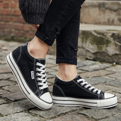 Ailemdeg 6cm (2.4" inches) height increasing elevator converse sneakers for women from Lucimora 