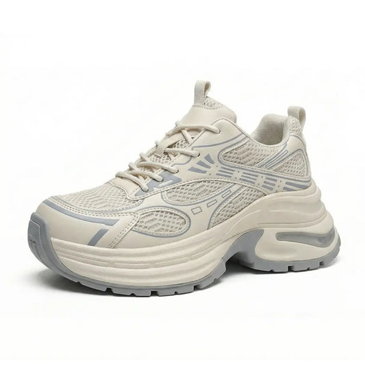 Aria 9cm (3.5" inches) height increasing elevator sneakers for women from Lucimora 