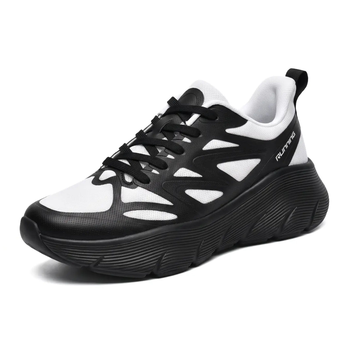 Aero Women's 7cm Elevator Sneakers | Athletic Mesh Lace-Up Height Increasing Shoes | Lucimora -