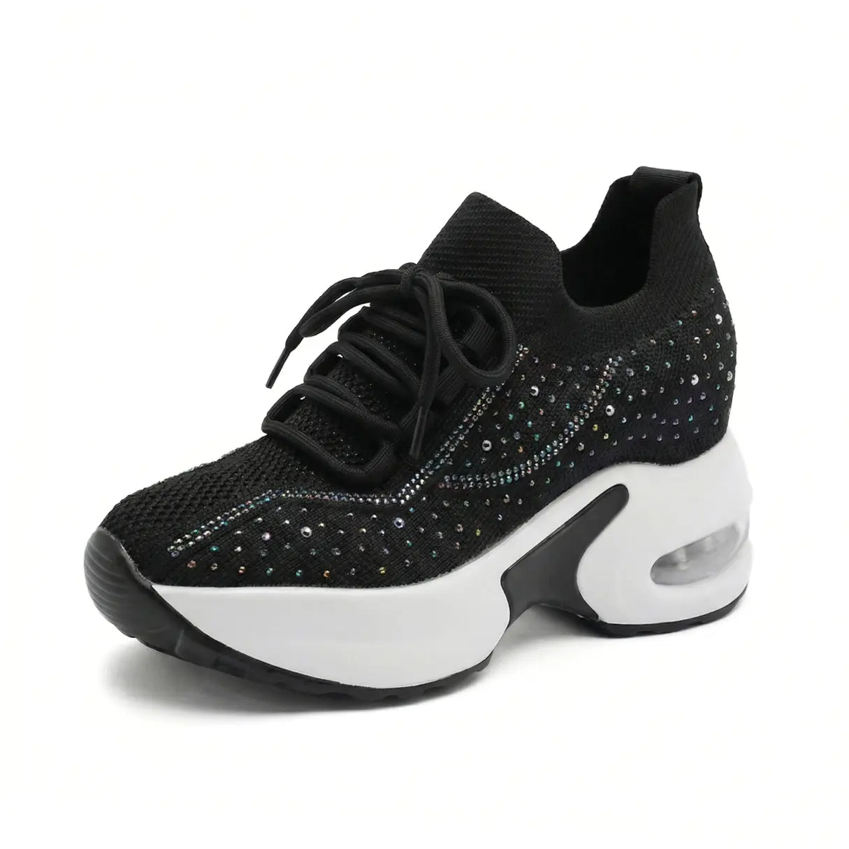 Aluna 10cm (3.9" inches) height increasing elevator sneakers for women from Lucimora 