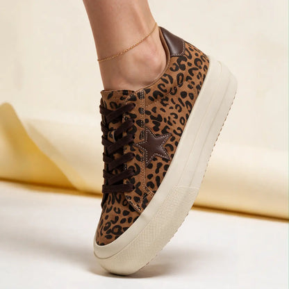 Astra 5cm height increasing cowhide suede leather sneakers for women - lucimora
