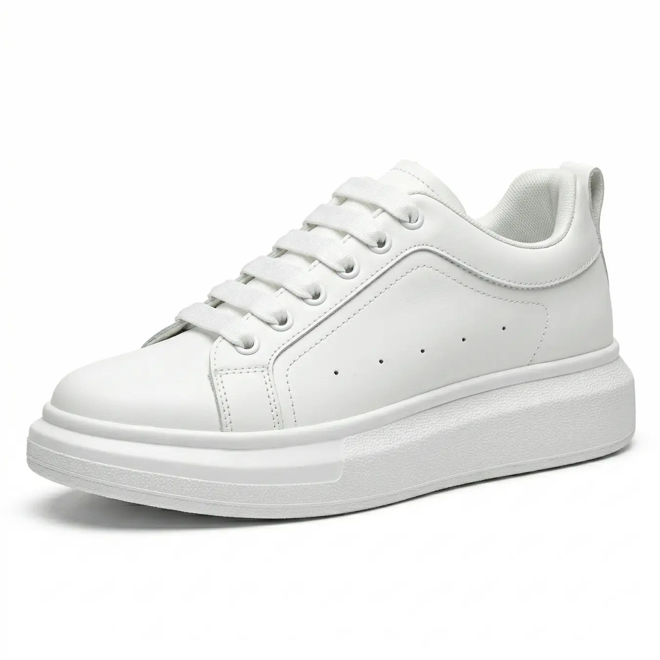 Aven 8cm height increasing microfiber sneakers for women - Lucimora