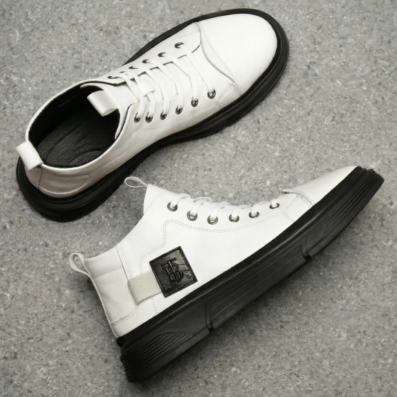 Bexton 8cm height increasing high-top shoes for men - Lucimora