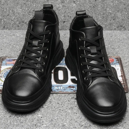 Bexton 8cm height increasing high-top shoes for men - Lucimora