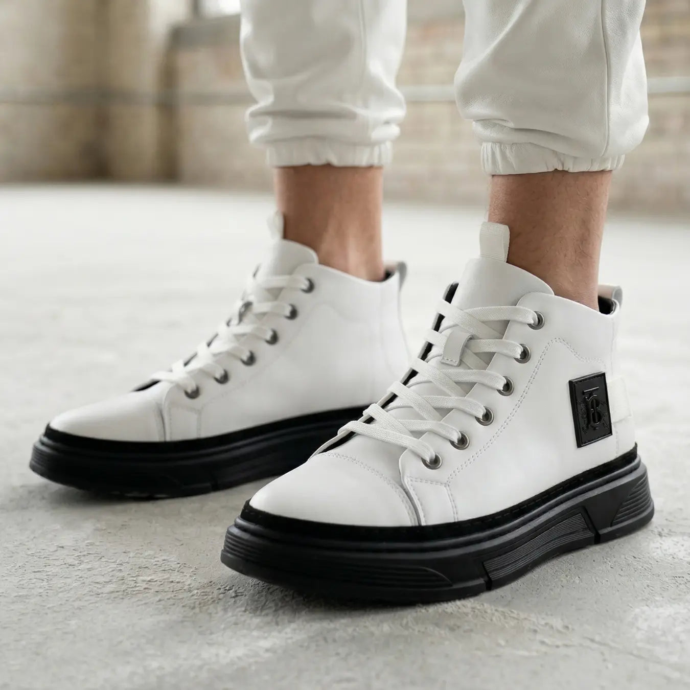 Bexton 8cm height increasing high-top shoes for men - Lucimora