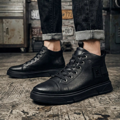Bexton 8cm height increasing high-top shoes for men - Lucimora
