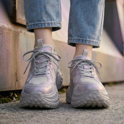 Blaze 10cm height increasing sneakers for women - Lucimora