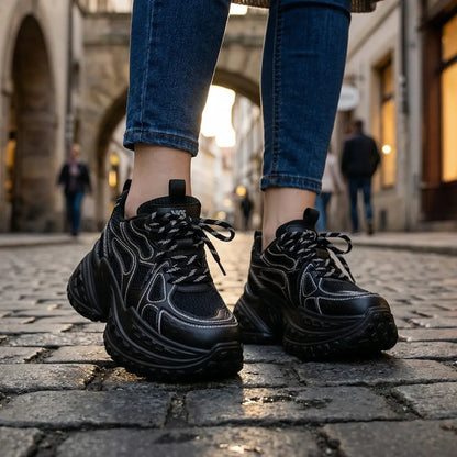 Blaze 10cm height increasing sneakers for women - Lucimora