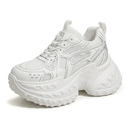 Blaze 10cm height increasing sneakers for women - Lucimora