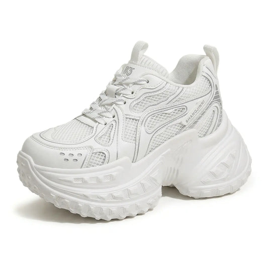 Blaze 10cm height increasing sneakers for women - Lucimora