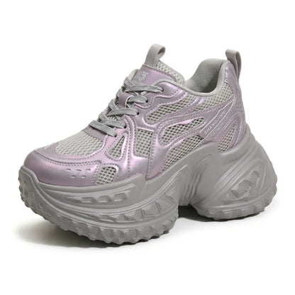 Blaze 10cm height increasing sneakers for women - Lucimora