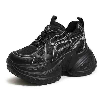 Blaze 10cm height increasing sneakers for women - Lucimora