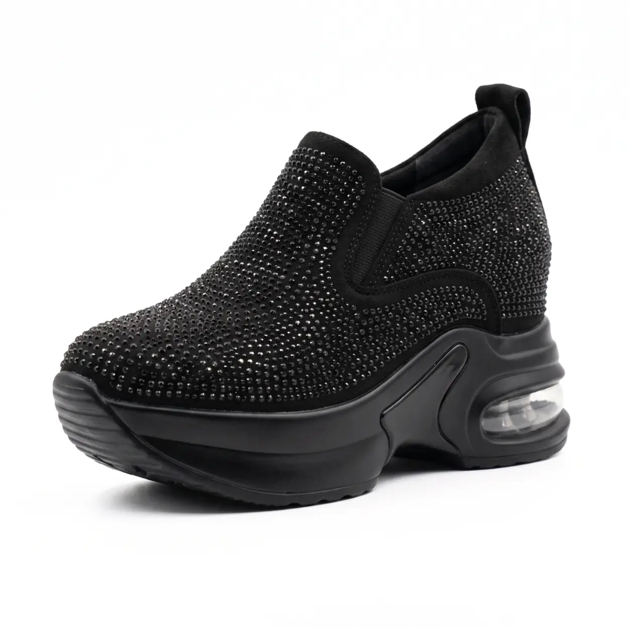 Blyss Women's Slip-on Elevator Sneakers | 9cm Hidden Heel Height Increasing Shoes | Lucimora