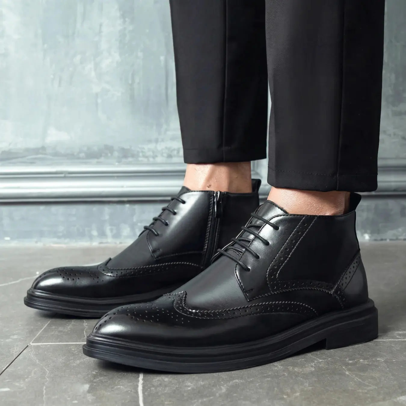 Cavallo 7cm height increasing Dress Ankle Boots for men - Lucimora