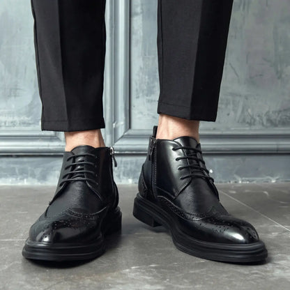 Cavallo 7cm height increasing Dress Ankle Boots for men - Lucimora