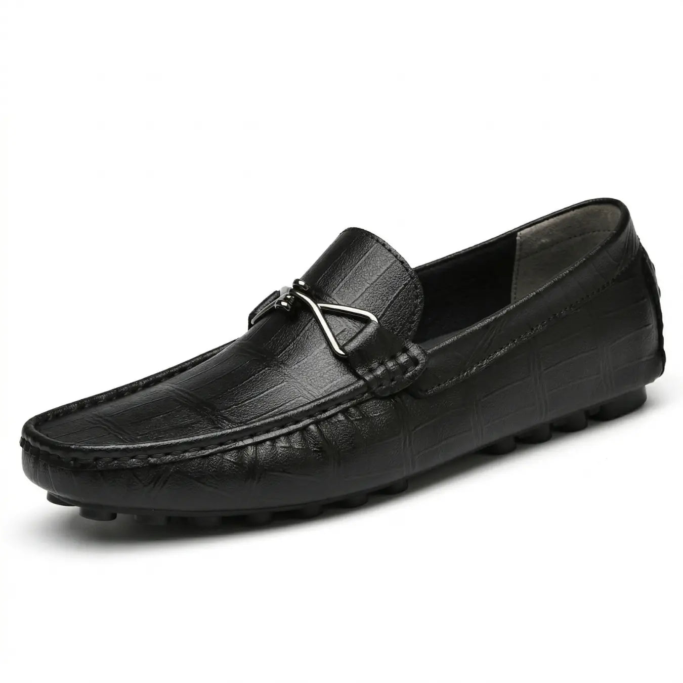 Celest 4.5cm height increasing cowhide leather loafers for men - Lucimora