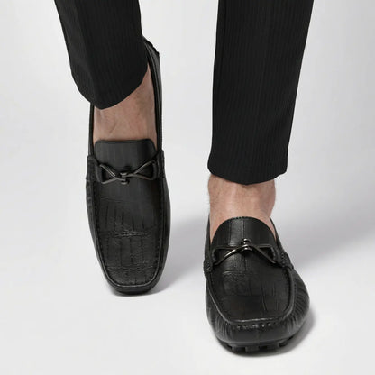 Celest 4.5cm height increasing cowhide leather loafers for men - Lucimora