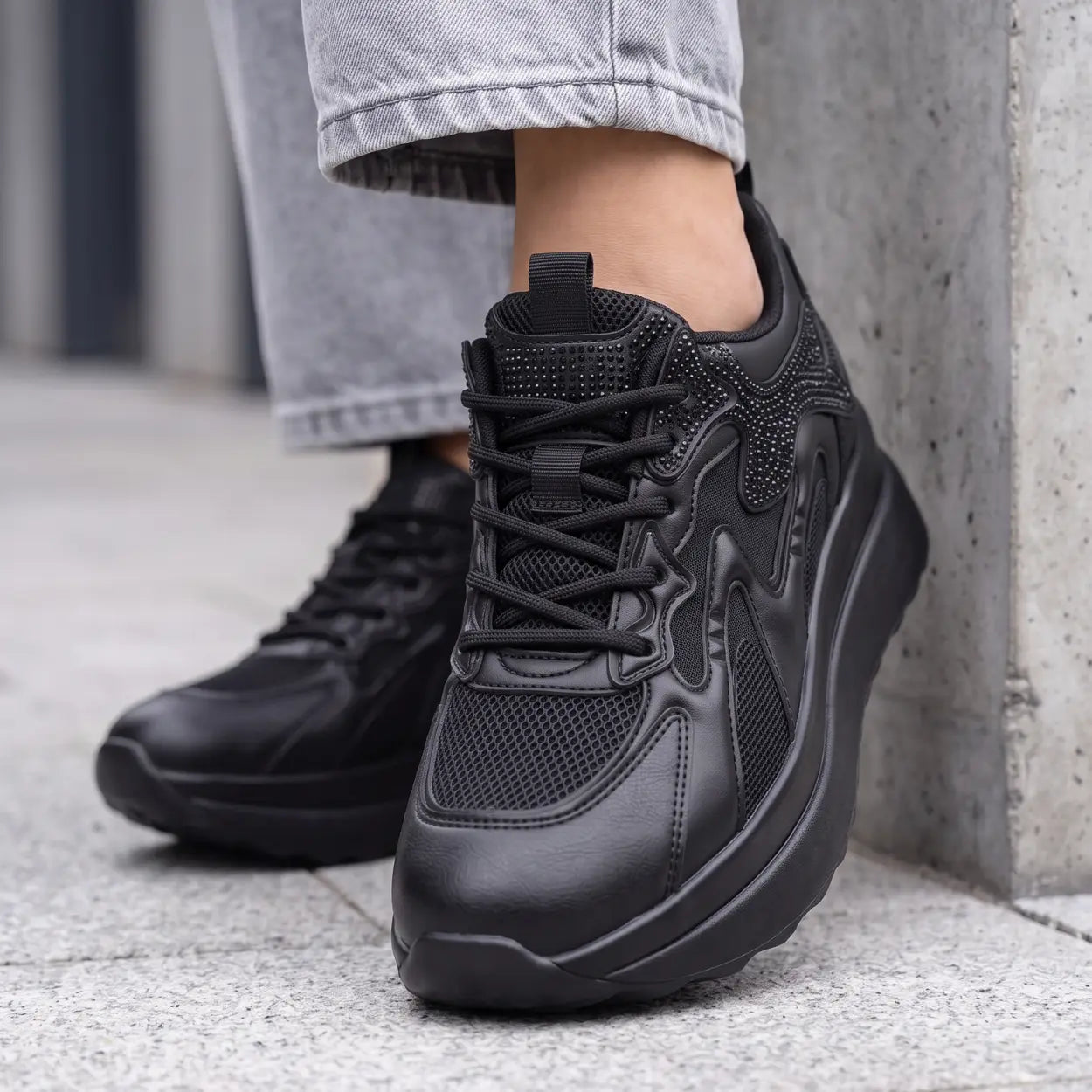 Crysta 9cm height increasing sneakers for women - Lucimora