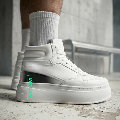 Dravik 11cm height increasing high-top sneakers for men - Lucimora