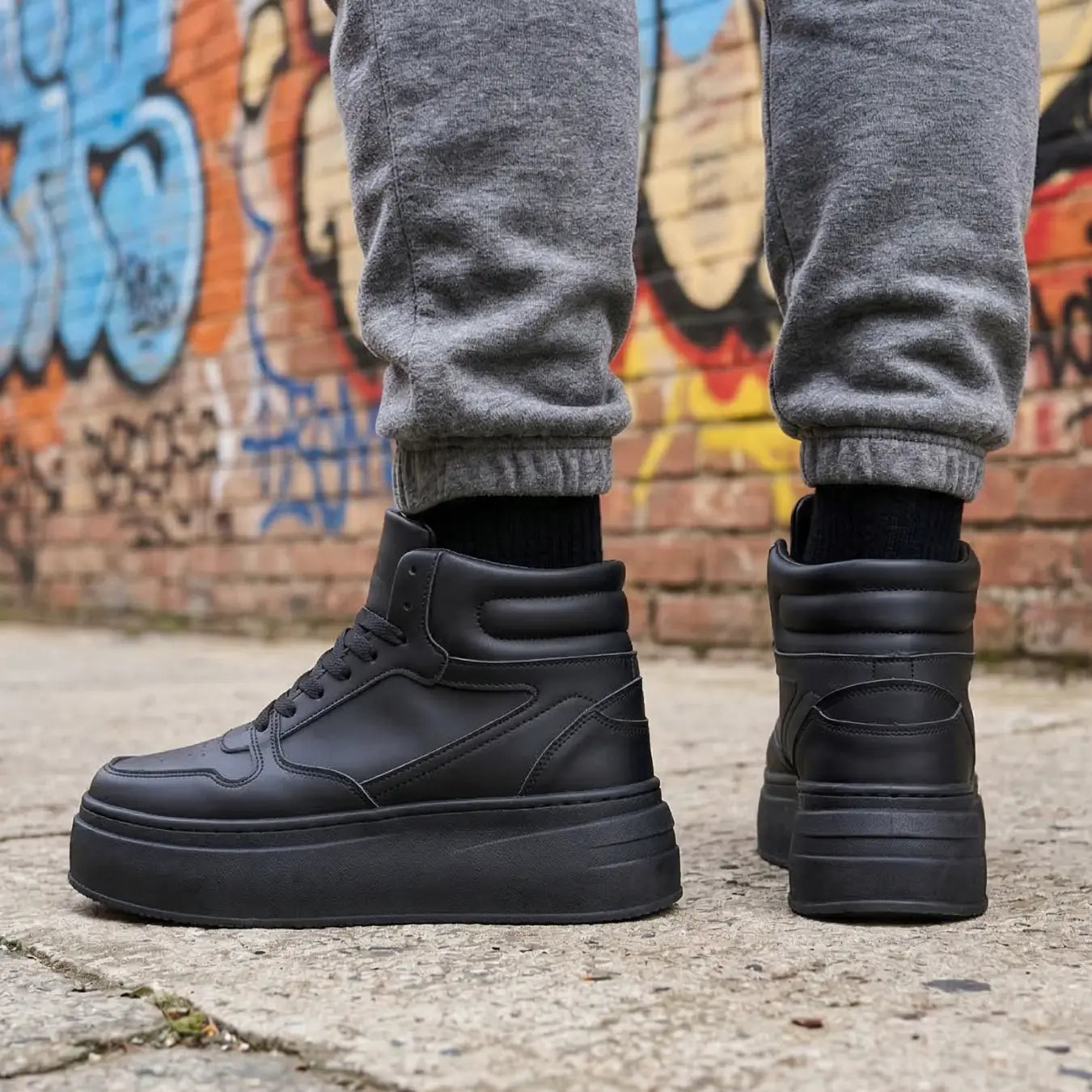 Dravik 11cm height increasing high-top sneakers for men - Lucimora