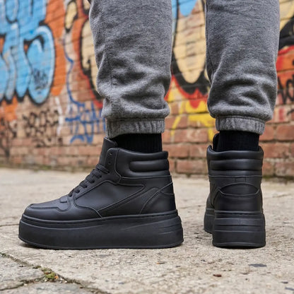 Dravik 11cm height increasing high-top sneakers for men - Lucimora
