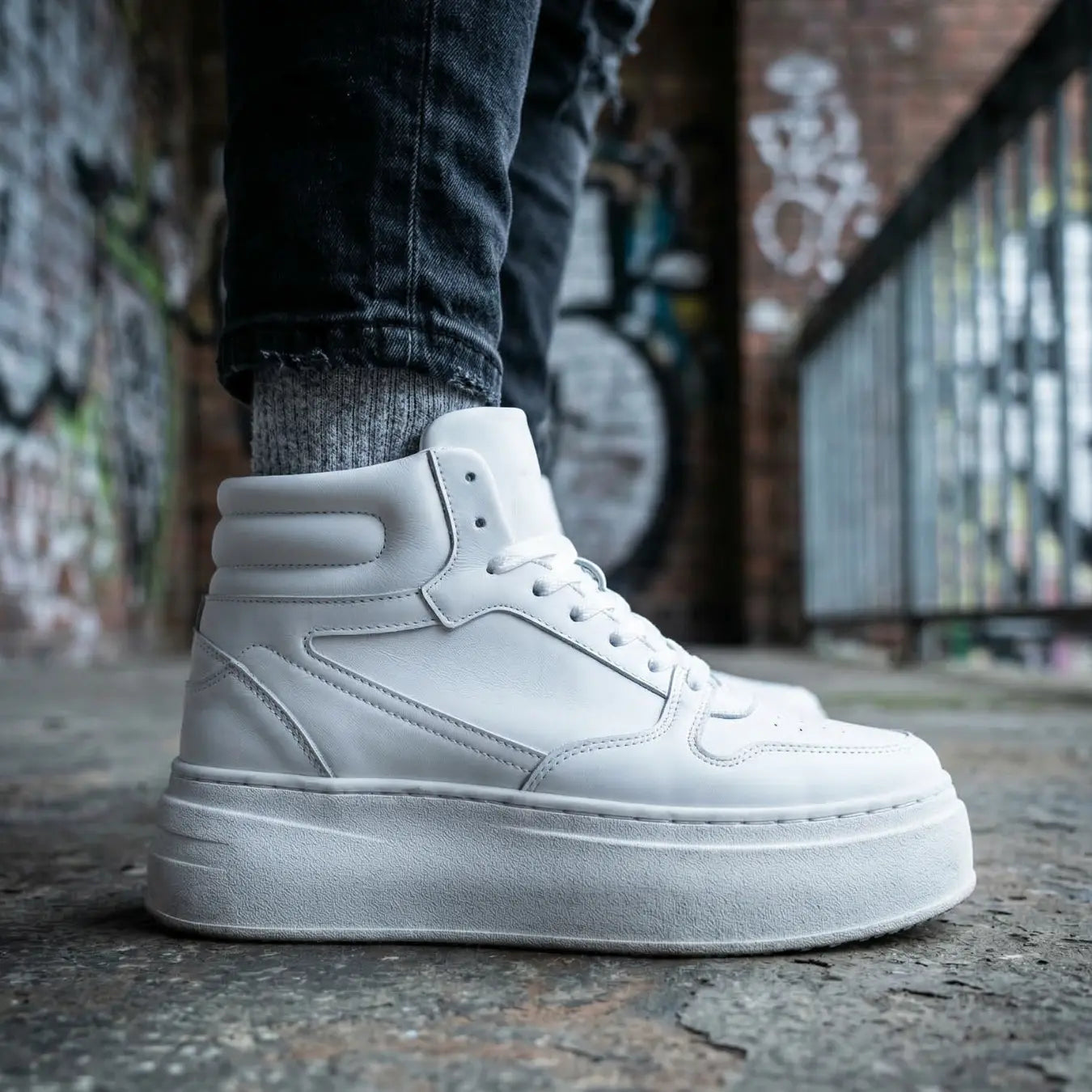 Dravik 11cm height increasing high-top sneakers for men - Lucimora