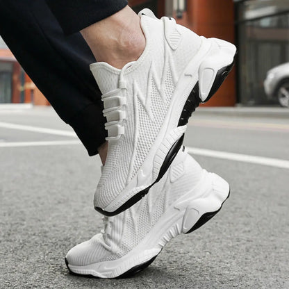 Flash 9cm height increasing athletic shoe for men - lucimora