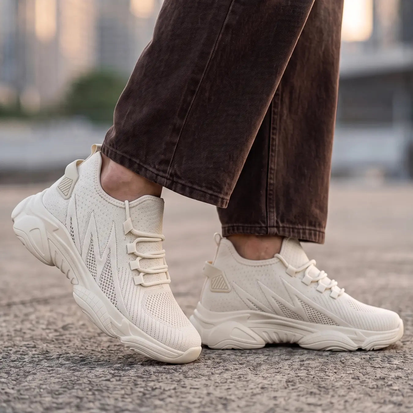 Flash 9cm height increasing athletic shoe for men - lucimora