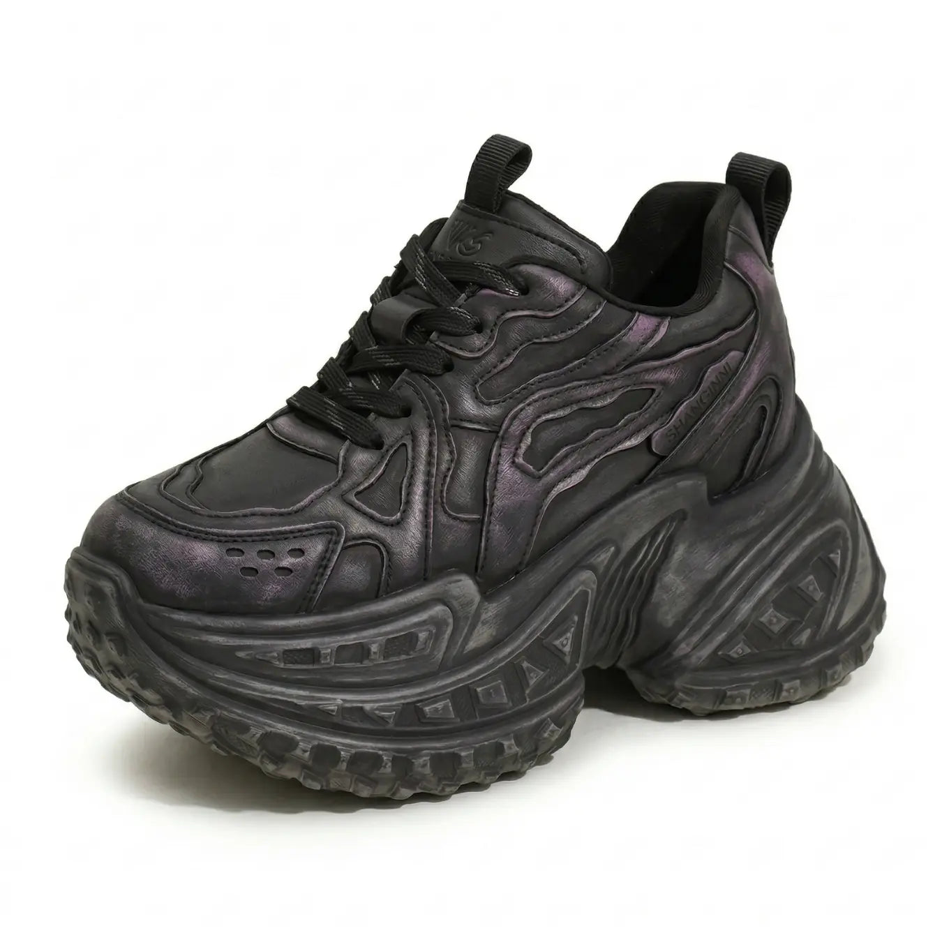 Gravix 11cm height icreasing futuristic sneakers for women - Lucimora