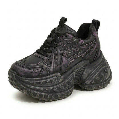Gravix 11cm height icreasing futuristic sneakers for women - Lucimora