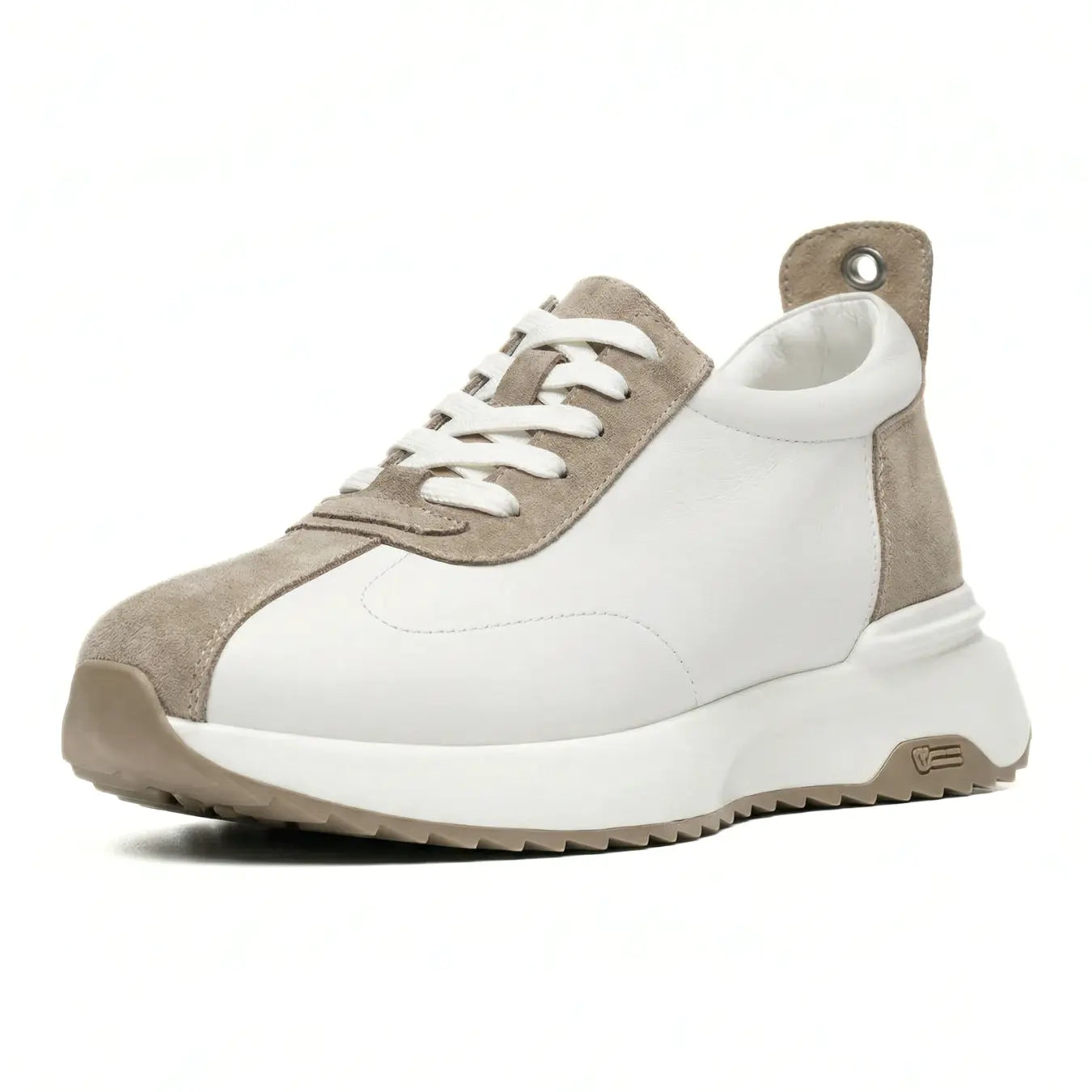 kaelor 8cm height increasing leather sneakers from Lucimora