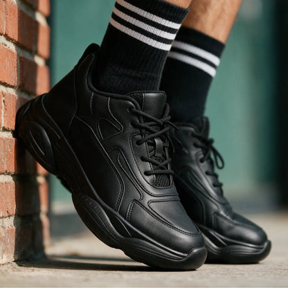 Men's 9cm Height Increasing Sneakers | Kaiser Elevator Chunky Shoes | Lucimora -