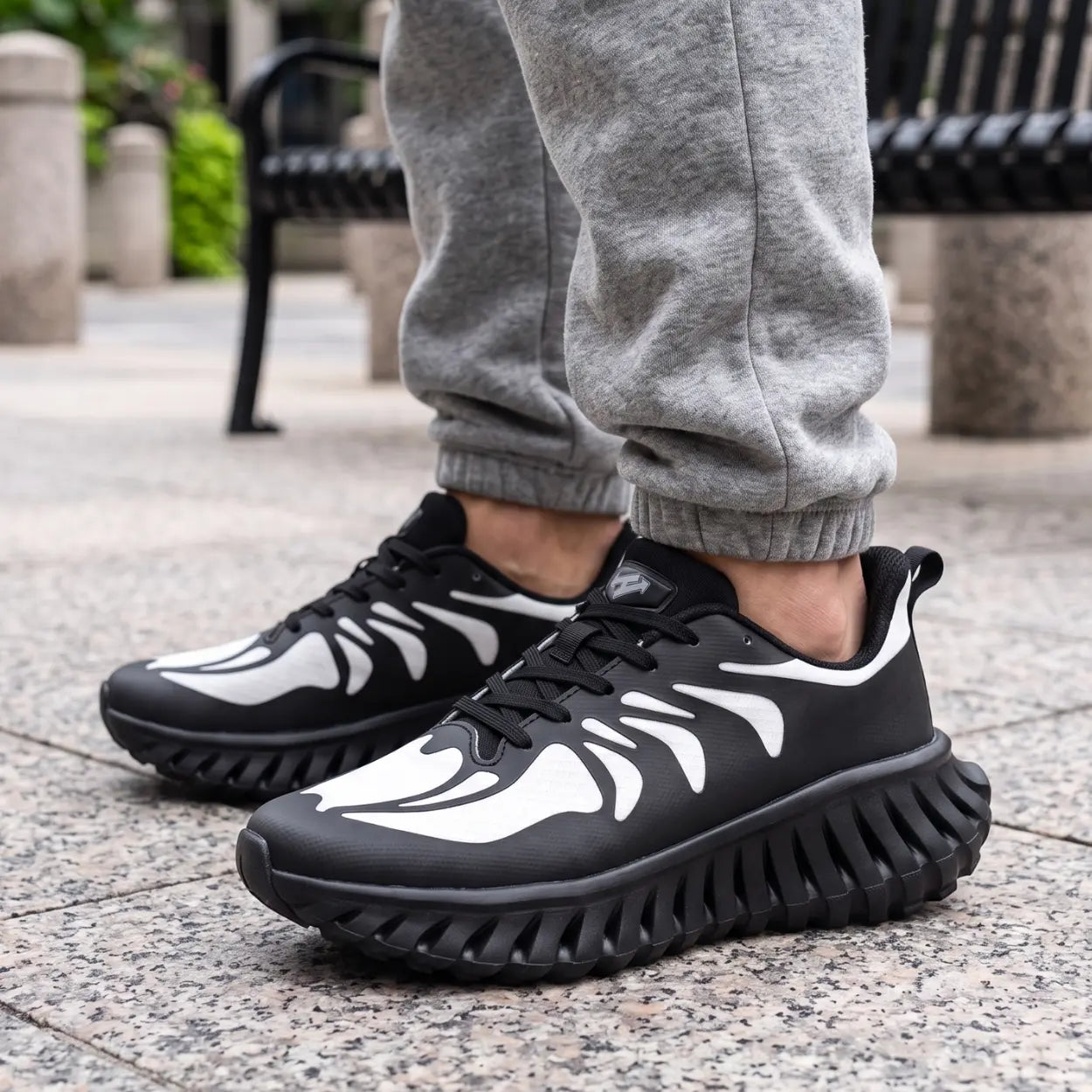Kratos 8cm height increasing athletic shoes for men - Lucimora