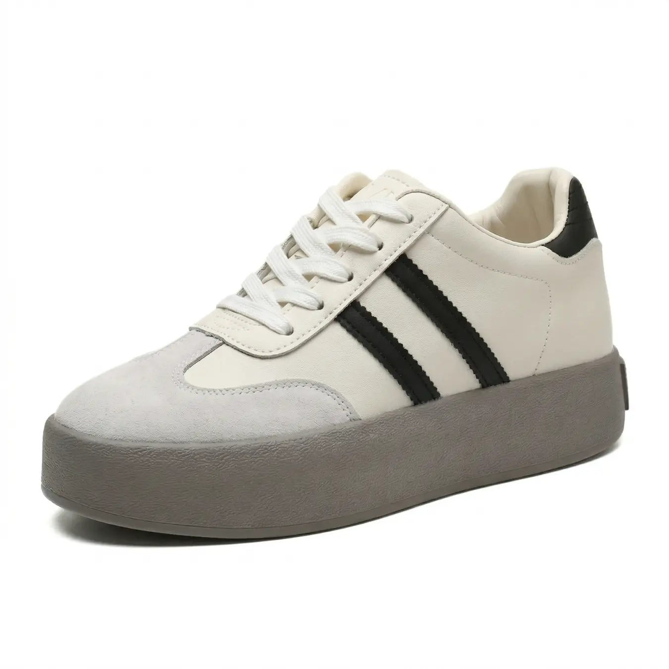 Lovet 7cm height increasing leather sneakers for women - Lucimora