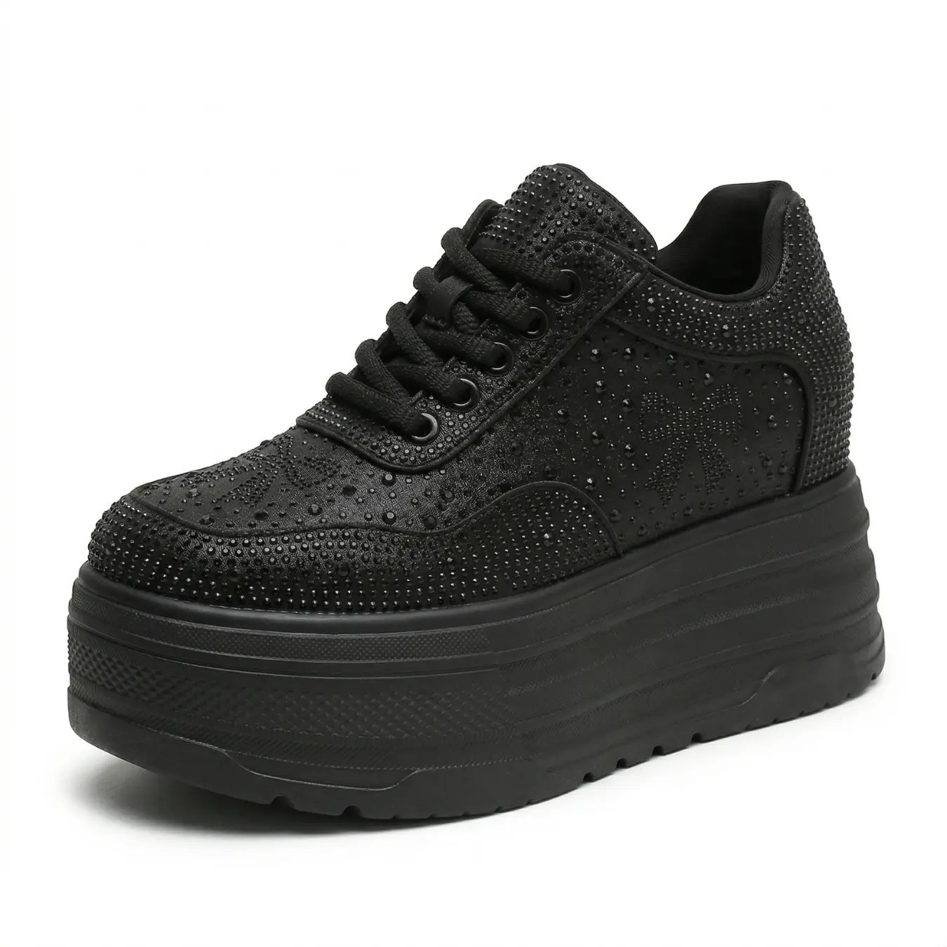 Liora 11cm height increasing platform sneakers for women - Lucimora