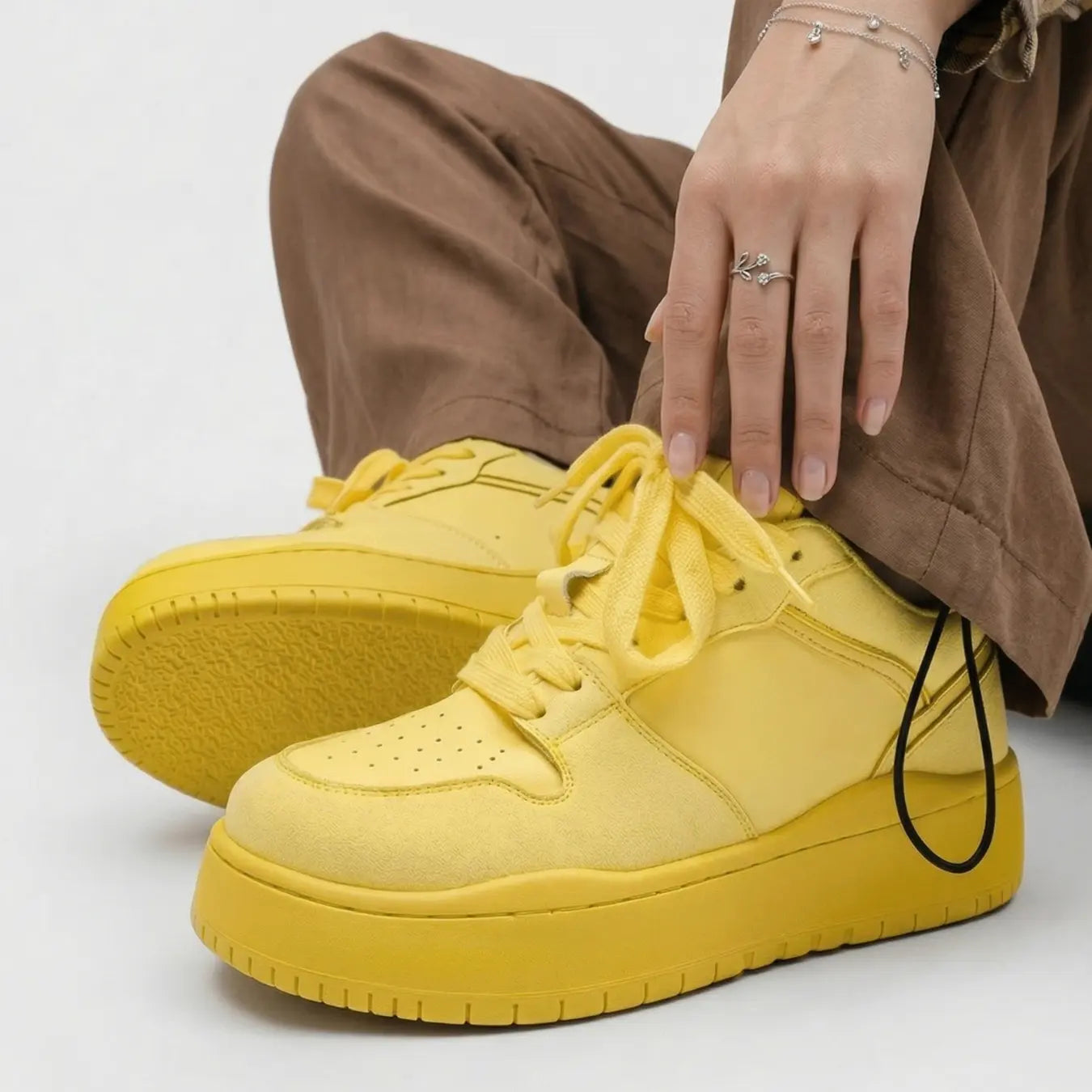 Lotus 7cm height increasing sneakers for women - Lucimora