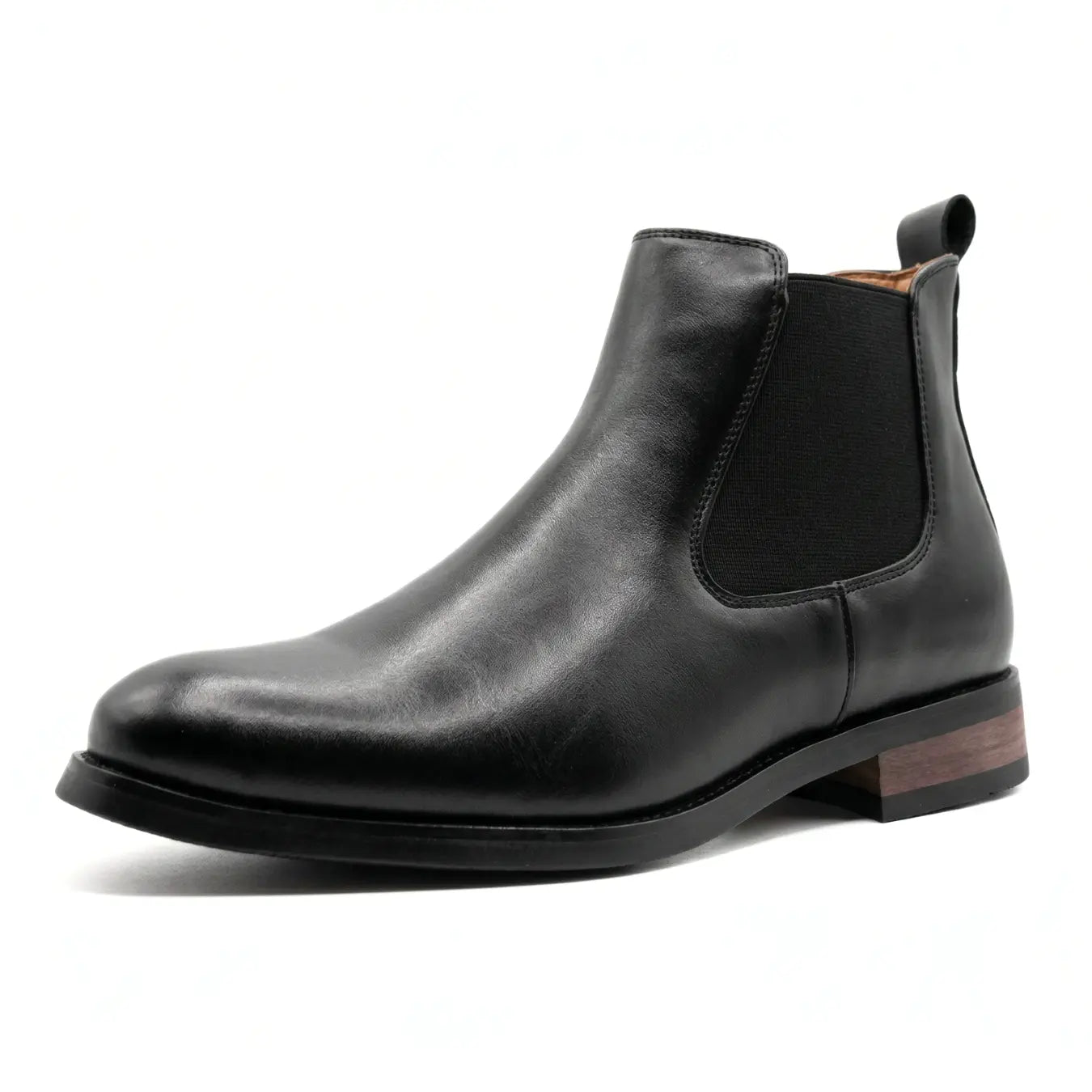 Lucent 7cm height increasing leather Chelsea boots for men - Lucimora
