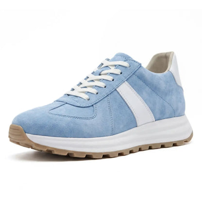 Marano Men’s Elevator Sneakers | 8cm Height Boost | Hidden Lift Shoes | Lucimora - blue