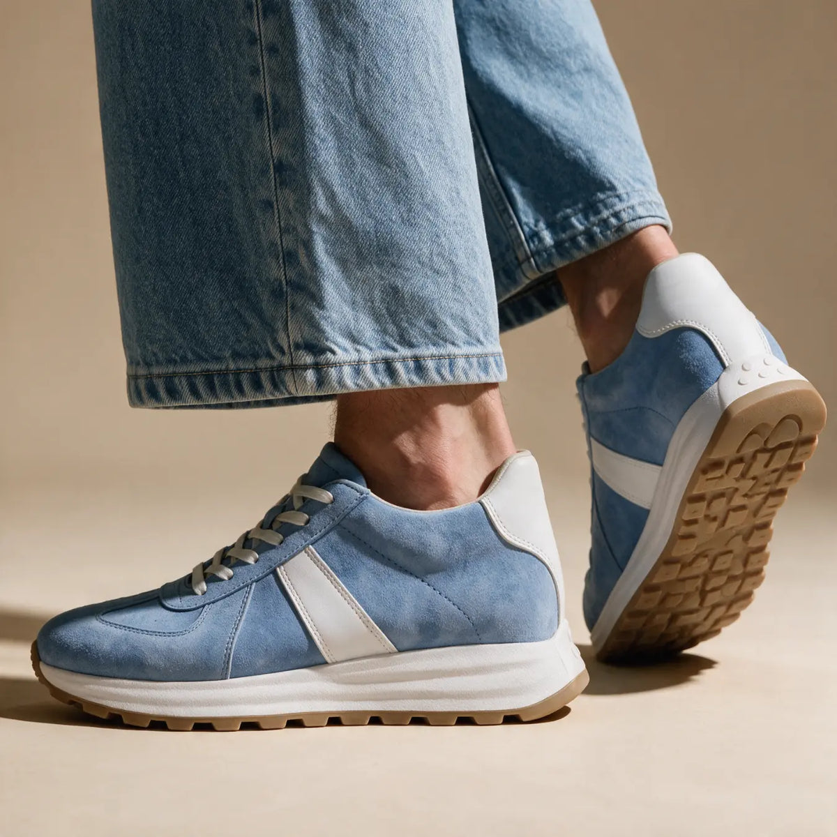 Marano Men’s Elevator Sneakers | 8cm Height Boost | Hidden Lift Shoes | Lucimora -